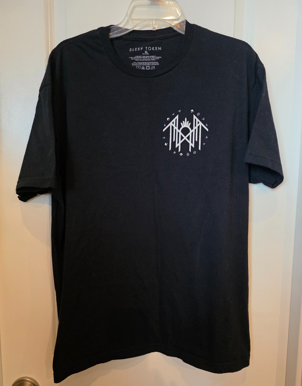 Sleep Token Graphic Music Band T-Shirt Mens XL Black 2025 Metal Rock Concert Tee